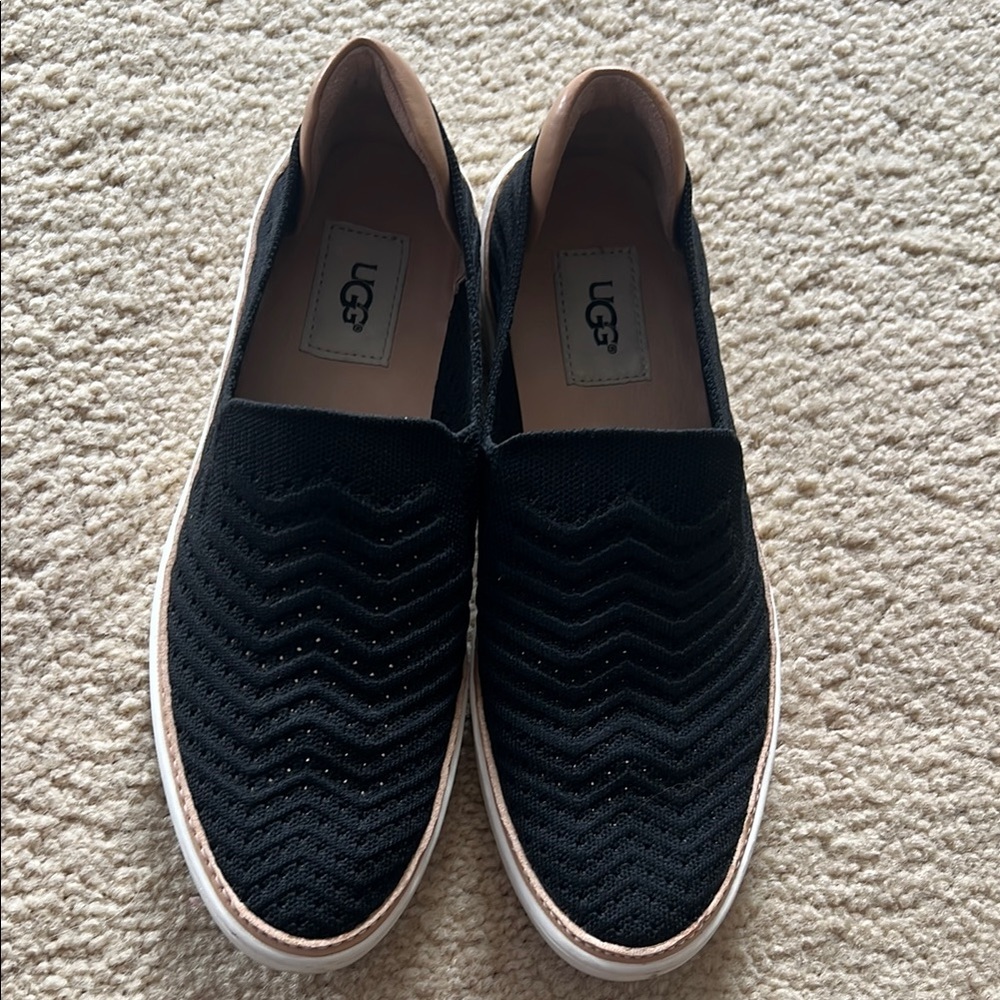 UGG Women's Black Slip-On Shoes